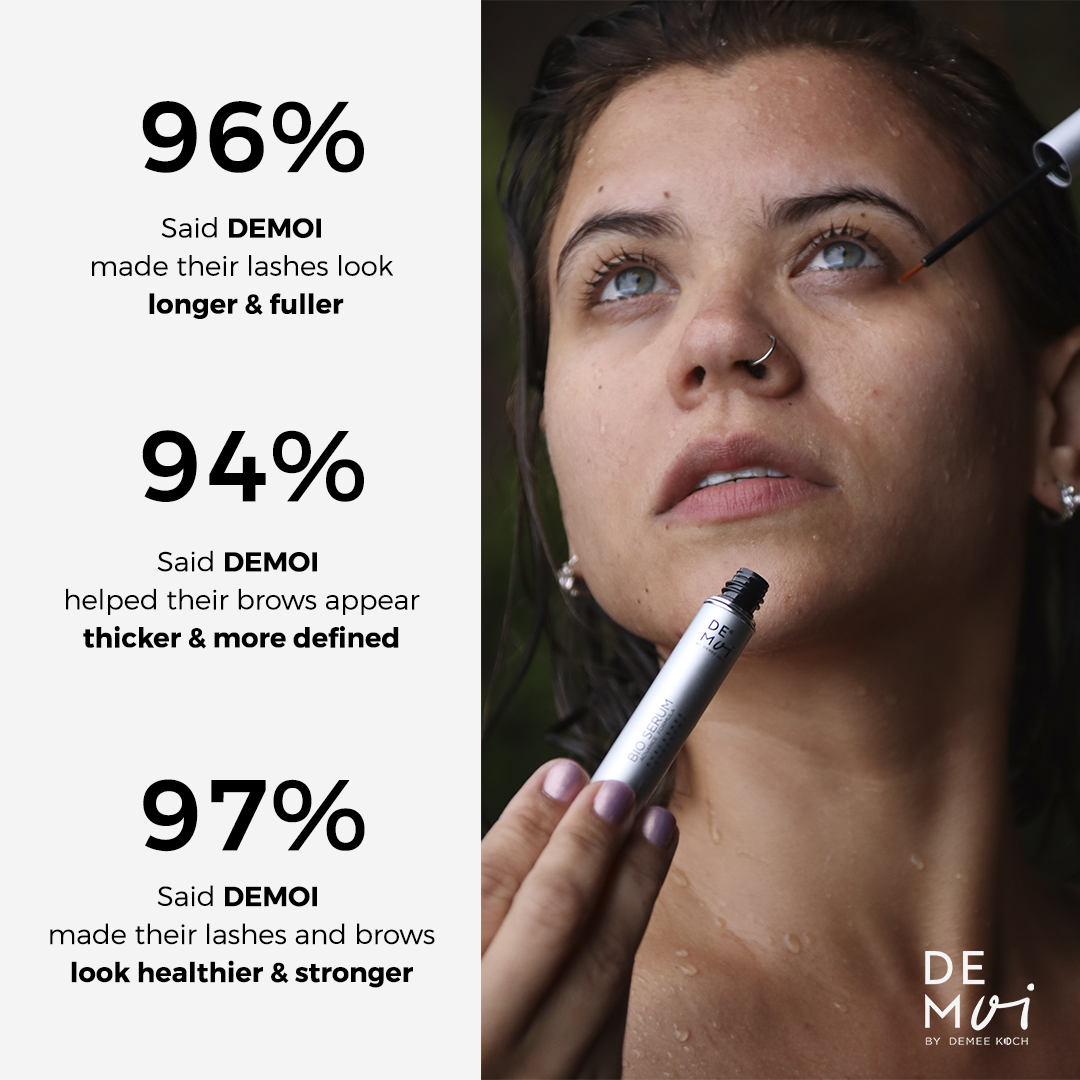 Longer and fuller eyelash and eyebrow serum