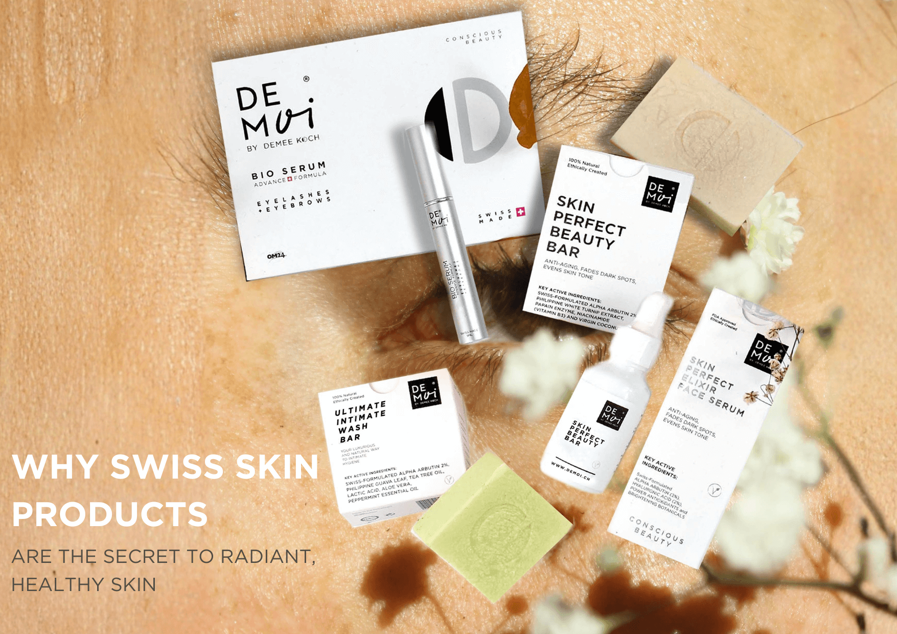 Swiss skincare products for radiant and healthy skin