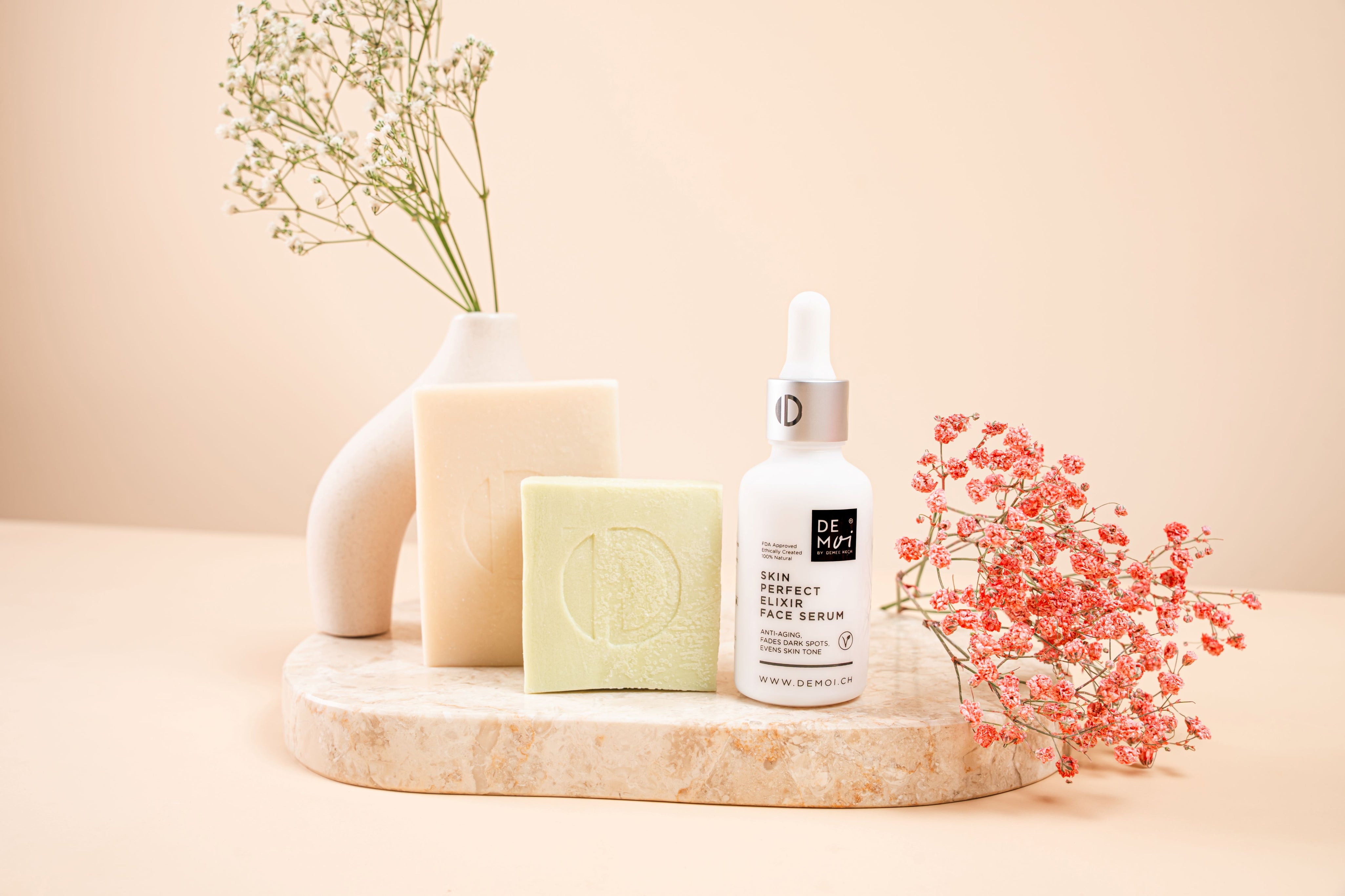 All Natural Skin Care Set: All Natural  Face Elixir/ Beauty Bar/Ultimate Intimate Bar