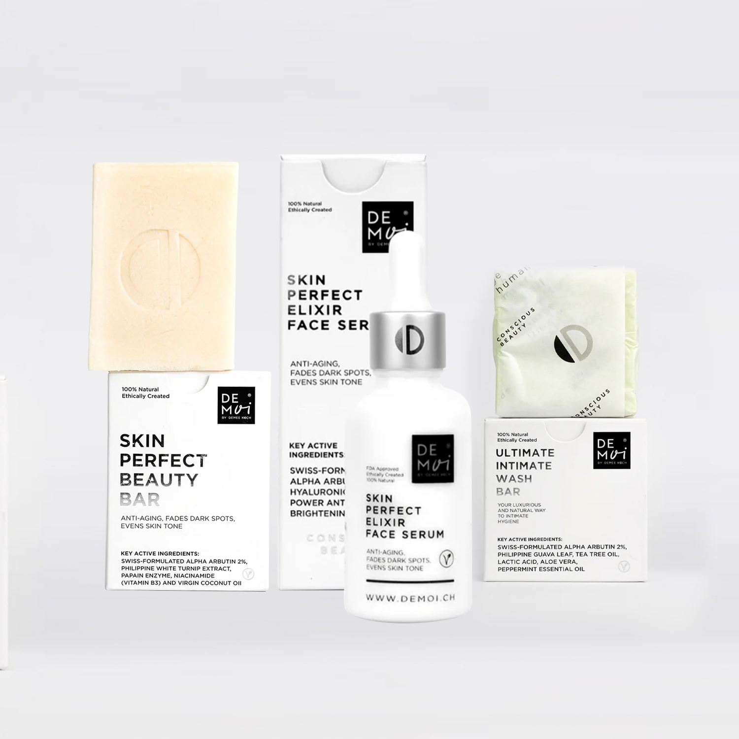 All Natural Skin Care Set: All Natural Face Elixir/ Beauty Bar/Ultimate Intimate Bar